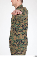  Photos Army Man in Camouflage uniform 8 Camouflage jacket upper body 0004.jpg